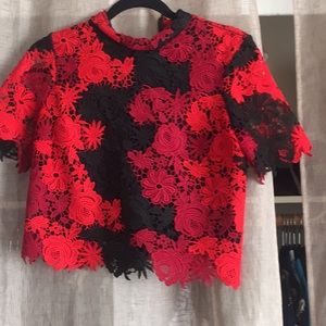 Stunning lace crop top